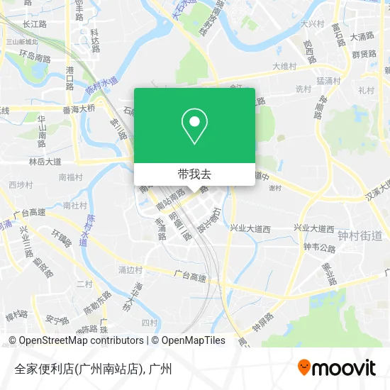 全家便利店(广州南站店)地图