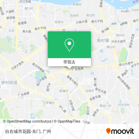 自在城市花园-东门地图