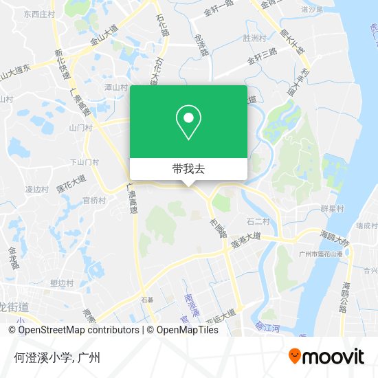 何澄溪小学地图