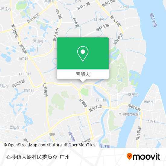 石楼镇大岭村民委员会地图