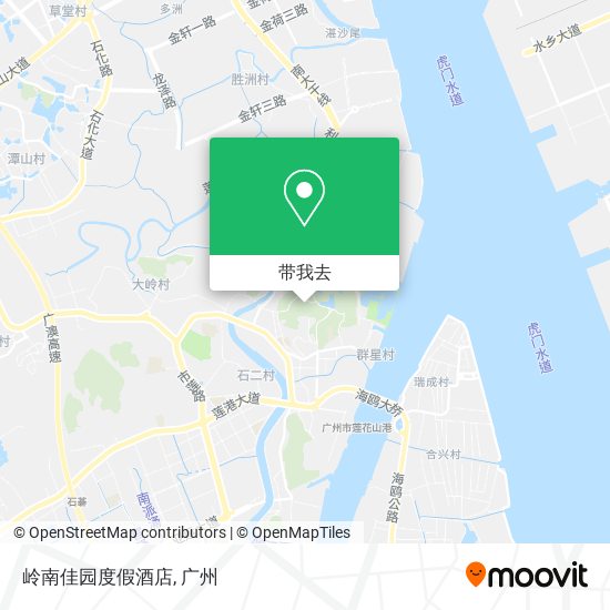 岭南佳园度假酒店地图