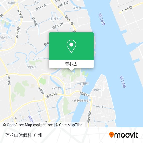 莲花山休假村地图
