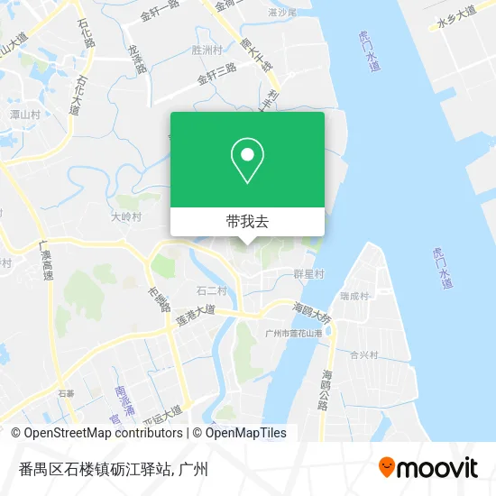 番禺区石楼镇砺江驿站地图
