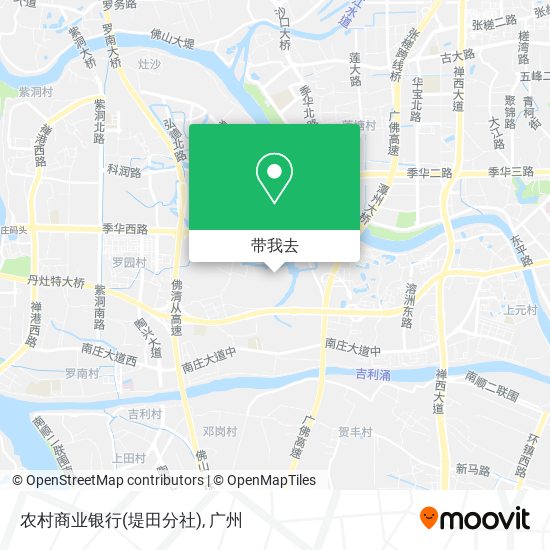 农村商业银行(堤田分社)地图
