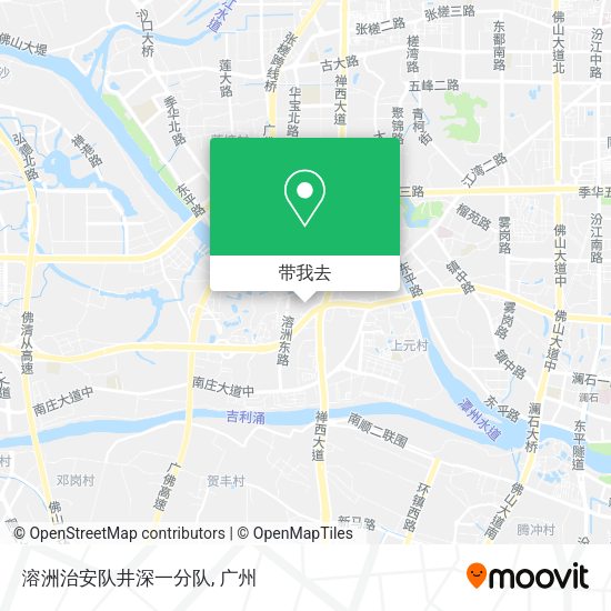 溶洲治安队井深一分队地图