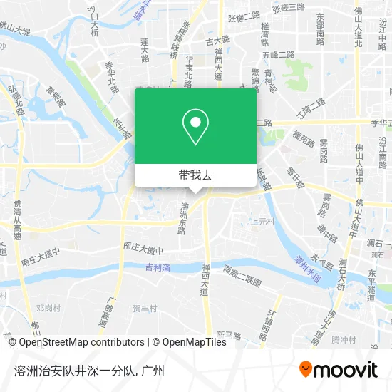 溶洲治安队井深一分队地图