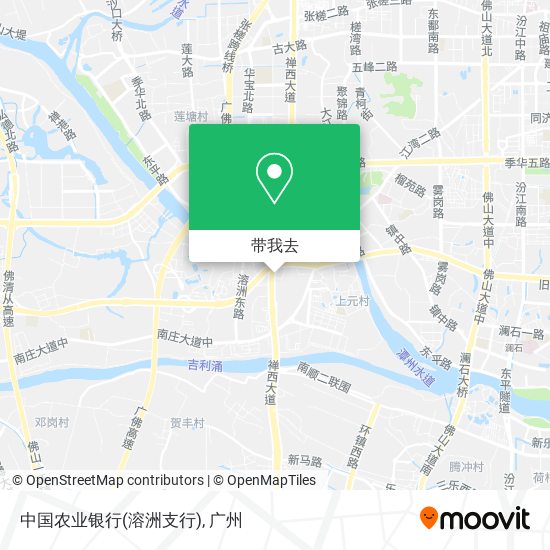 中国农业银行(溶洲支行)地图