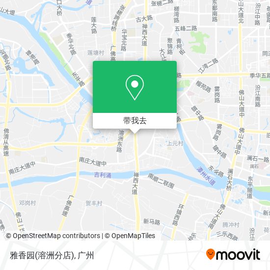 雅香园(溶洲分店)地图