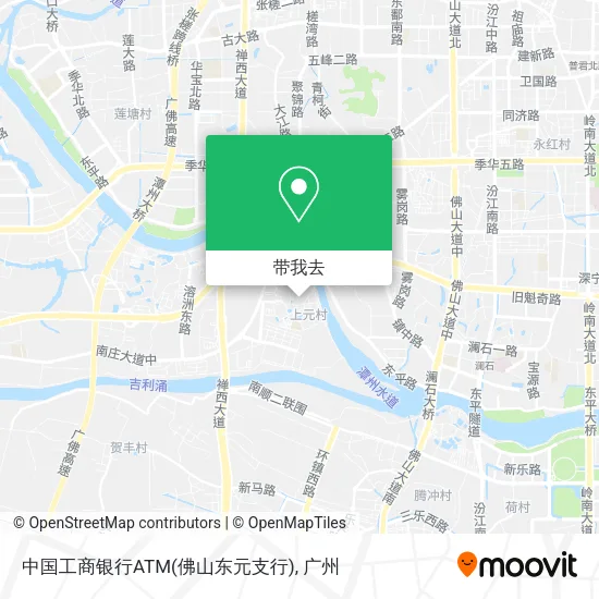 中国工商银行ATM(佛山东元支行)地图