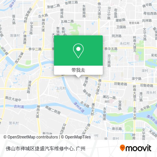 佛山市禅城区捷盛汽车维修中心地图