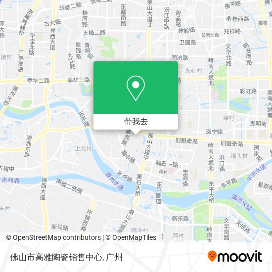 佛山市高雅陶瓷销售中心地图