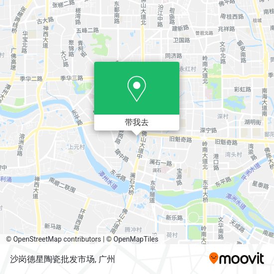 沙岗德星陶瓷批发市场地图