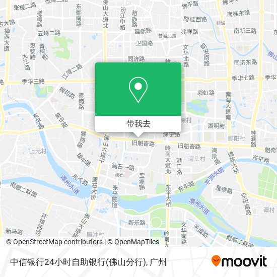 中信银行24小时自助银行(佛山分行)地图