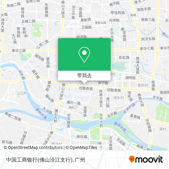 中国工商银行(佛山汾江支行)地图