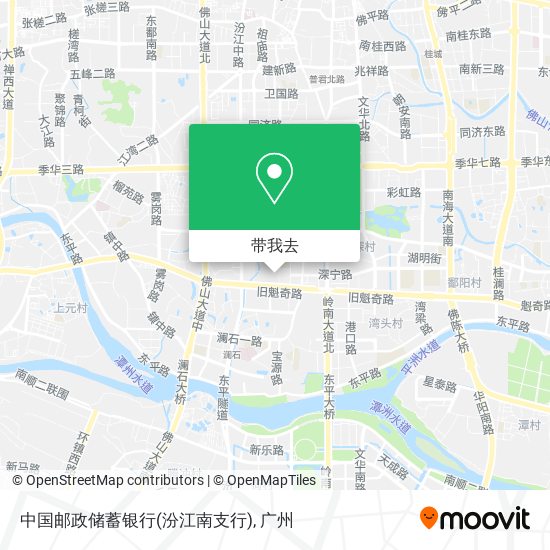 中国邮政储蓄银行(汾江南支行)地图