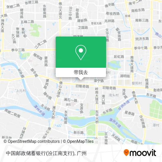 中国邮政储蓄银行(汾江南支行)地图