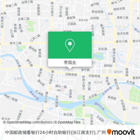 中国邮政储蓄银行24小时自助银行(汾江南支行)地图