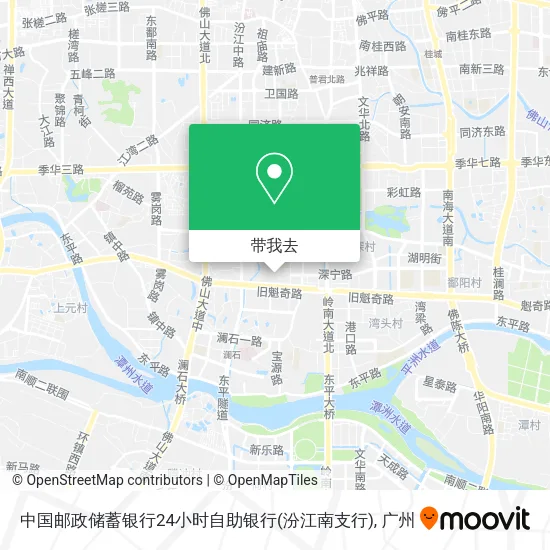 中国邮政储蓄银行24小时自助银行(汾江南支行)地图