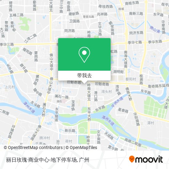丽日玫瑰·商业中心-地下停车场地图