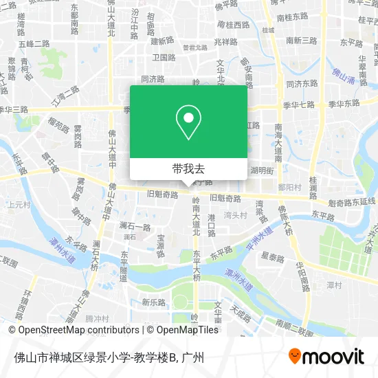 佛山市禅城区绿景小学-教学楼B地图