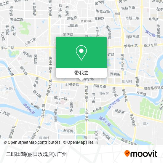 二郎田鸡(丽日玫瑰店)地图