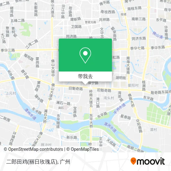 二郎田鸡(丽日玫瑰店)地图