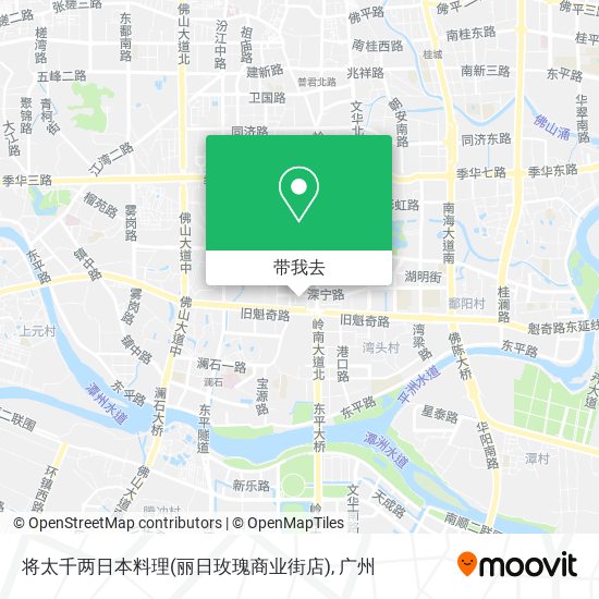 将太千两日本料理(丽日玫瑰商业街店)地图