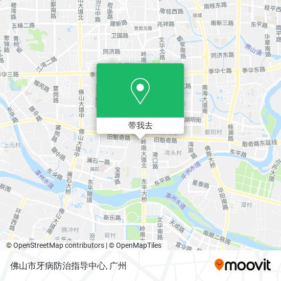 佛山市牙病防治指导中心地图