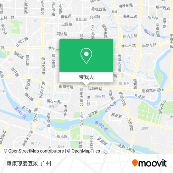 康康现磨豆浆地图