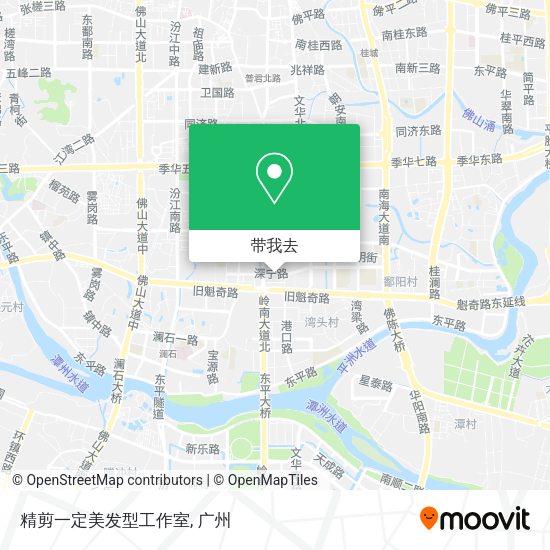 精剪一定美发型工作室地图