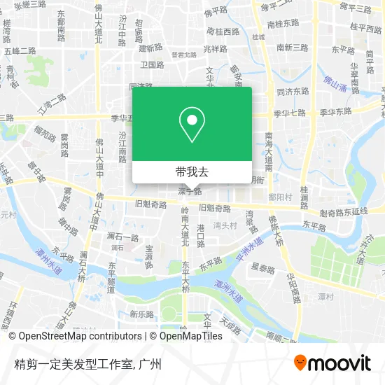 精剪一定美发型工作室地图
