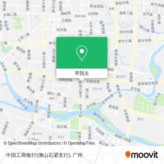 中国工商银行(佛山石梁支行)地图