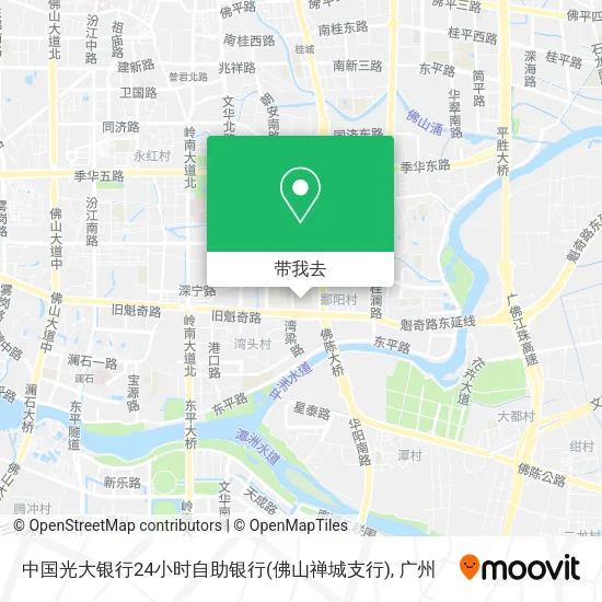 中国光大银行24小时自助银行(佛山禅城支行)地图