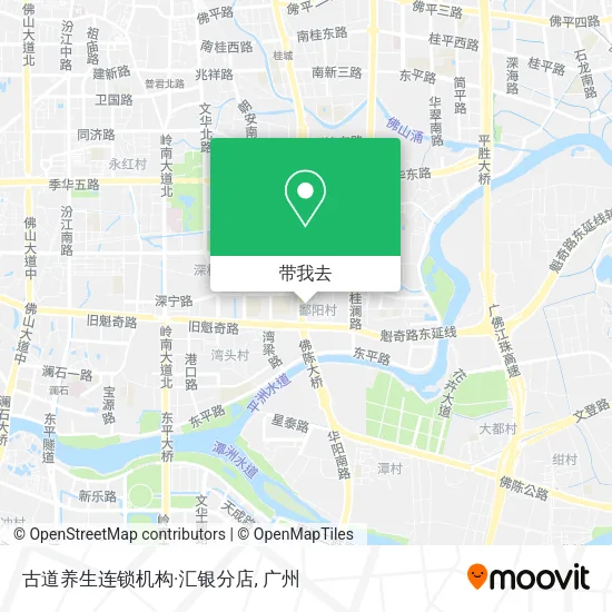 古道养生连锁机构·汇银分店地图