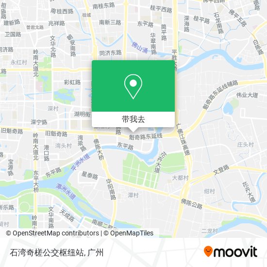 石湾奇槎公交枢纽站地图
