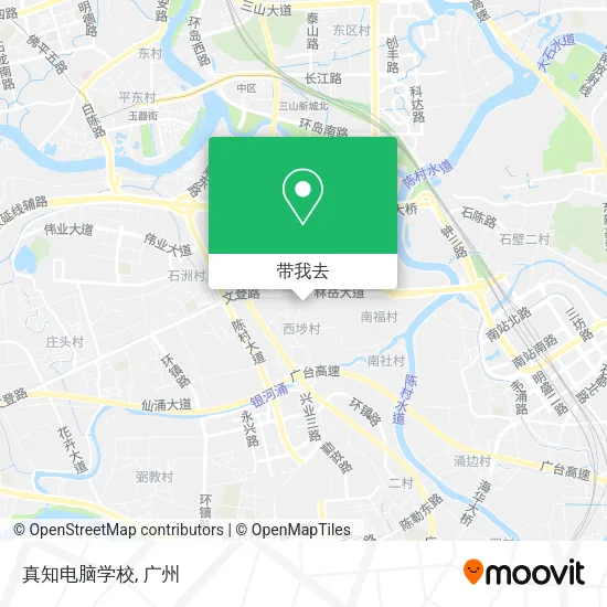 真知电脑学校地图