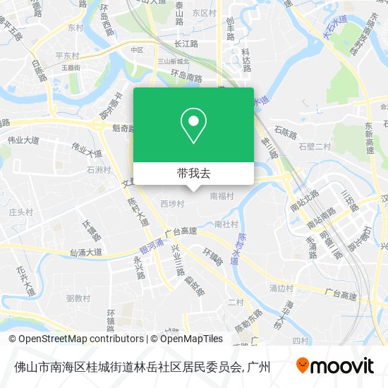 佛山市南海区桂城街道林岳社区居民委员会地图