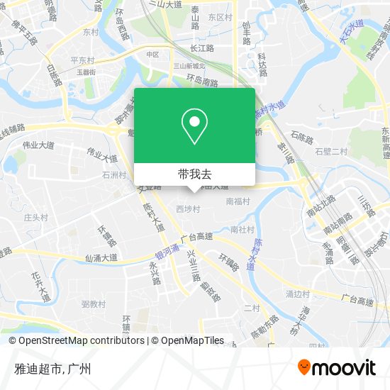 雅迪超市地图