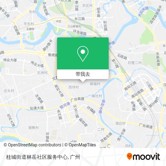 桂城街道林岳社区服务中心地图