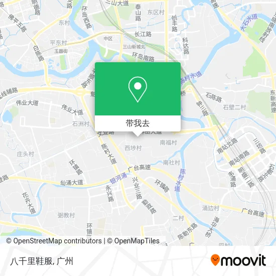 八千里鞋服地图