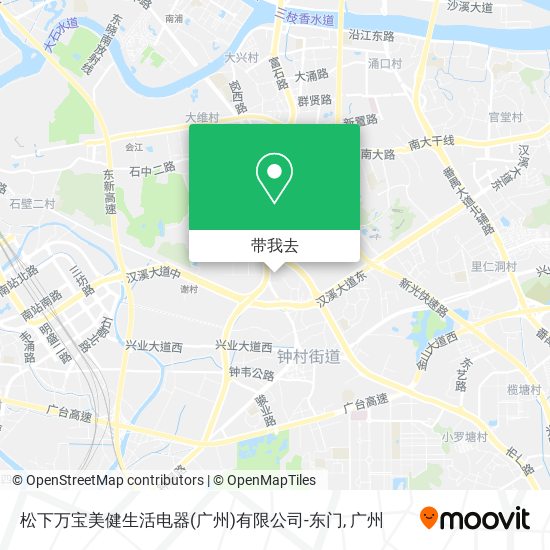 松下万宝美健生活电器(广州)有限公司-东门地图