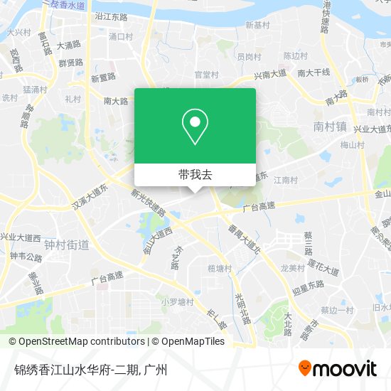 锦绣香江山水华府-二期地图