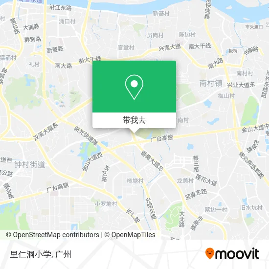 里仁洞小学地图