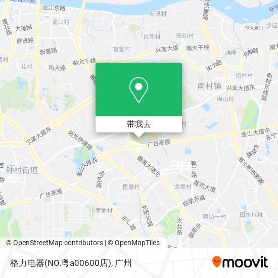 格力电器(NO.粤a00600店)地图