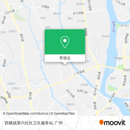 西樵镇第六社区卫生服务站地图