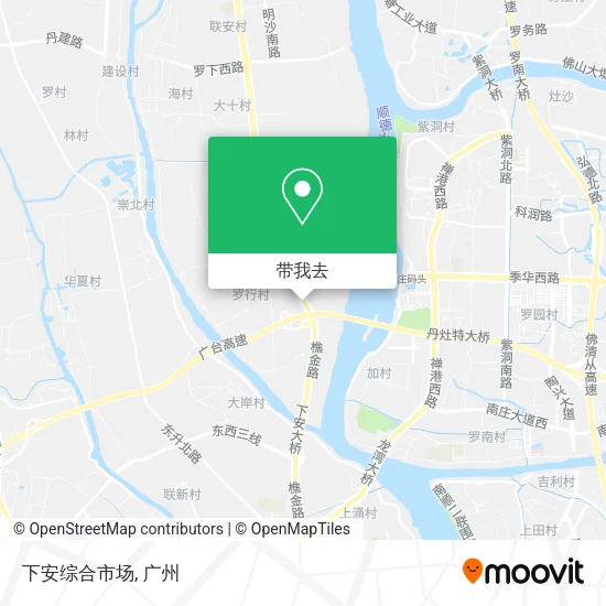 下安综合市场地图