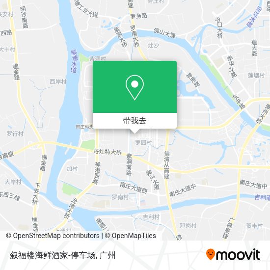 叙福楼海鲜酒家-停车场地图
