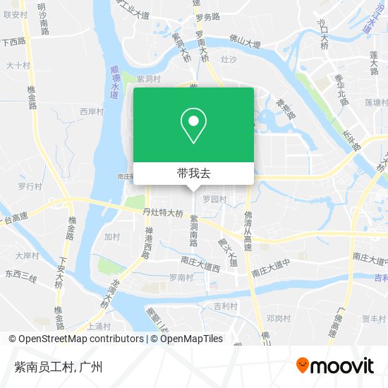 紫南员工村地图