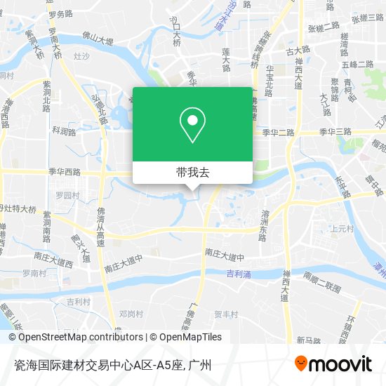 瓷海国际建材交易中心A区-A5座地图