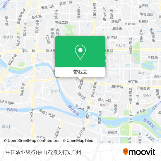 中国农业银行(佛山石湾支行)地图